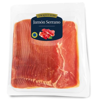 Jamon Serrano cured ham, sliced, COSTA BRAVA, 500 g